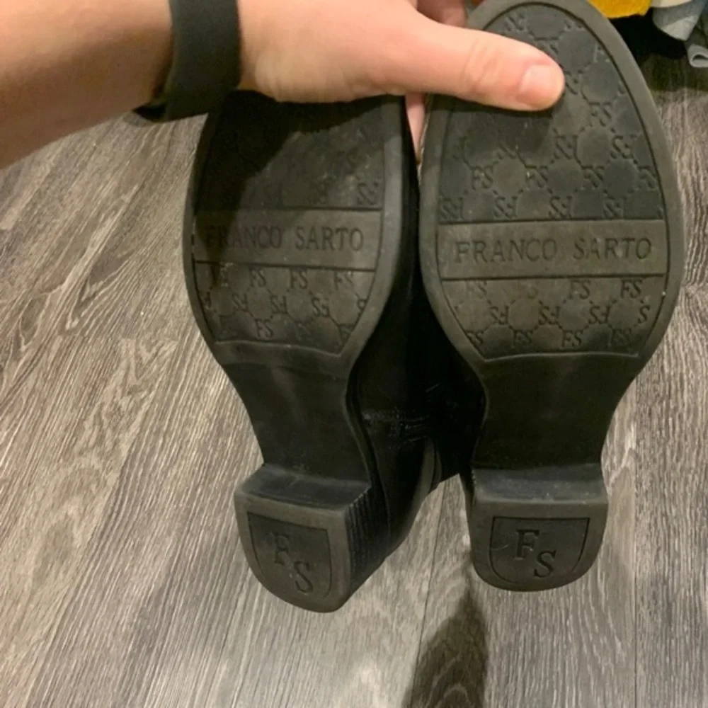 Franco Sarto Brown Black Riding Boots 7.5 Tall‎ - Picture 5 of 7